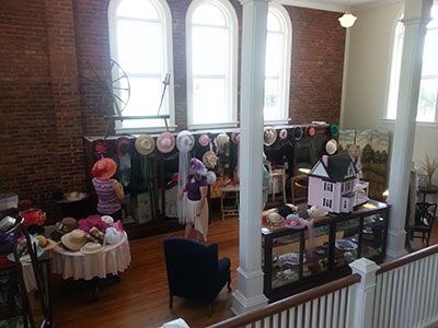 Hats at Laura's Laura's Tea Room