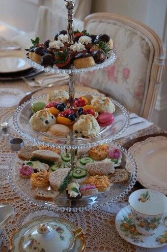 high tea high tea at Laura's tea room